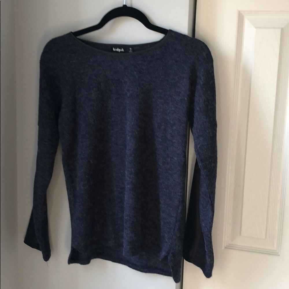 🍭6/$30 Kid Pik Faux Leather detail sweater - 14